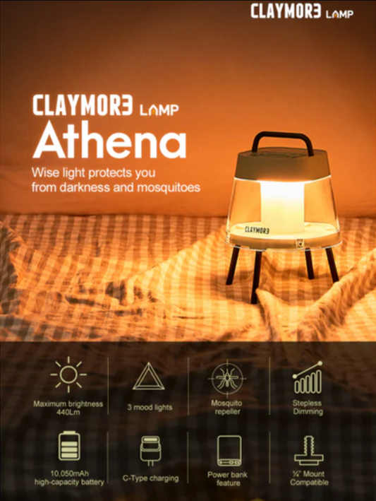 CLAYMORE Athena Lamp & Mosquito Repeller